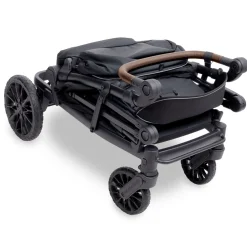 WonderFold L2 Double (2 Seater) Stroller Wagon - Black