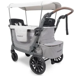 WonderFold L2 Double (2 Seater) Stroller Wagon - Gray