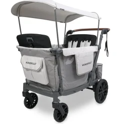 WonderFold L4 Quad (4 Seater) Stroller Wagon - Gray
