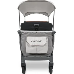 WonderFold L4 Quad (4 Seater) Stroller Wagon - Gray