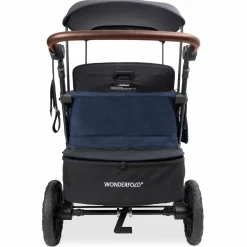 WonderFold L4 Quad (4 Seater) Stroller Wagon - Navy