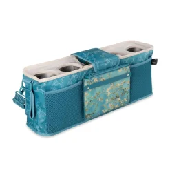WonderFold Parent Console With 4 Cupholders - Van Gogh Almond Blossoms