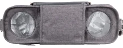 WonderFold Small Parent Console with 2 Insulated Cup Holders - Gray