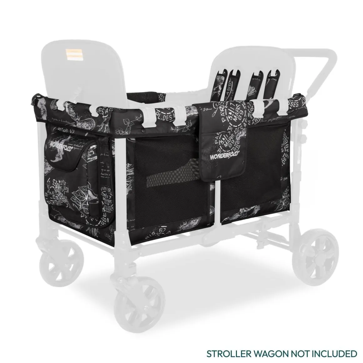 WonderFold W4 Elite/luxe Carriage Fabric - Van Gogh Sketches