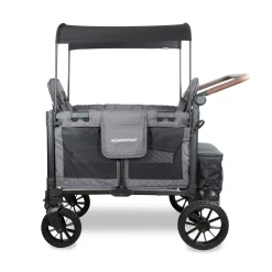 WonderFold W4 Luxe Pro (4 Seater) Stroller Wagon - Charcoal Gray
