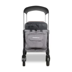 WonderFold W4 Luxe Pro (4 Seater) Stroller Wagon - Charcoal Gray