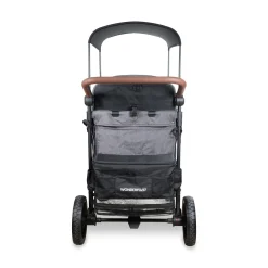 WonderFold W4 Luxe Pro (4 Seater) Stroller Wagon - Charcoal Gray