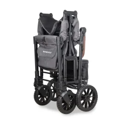 WonderFold W4 Luxe Pro (4 Seater) Stroller Wagon - Charcoal Gray