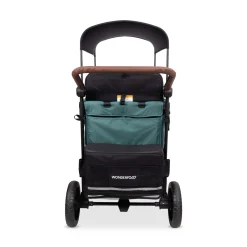 WonderFold W4 Luxe Pro (4 Seater) Stroller Wagon - Hunter Green (Albee Exclusive)