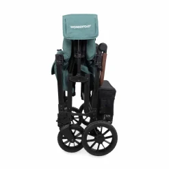 WonderFold W4 Luxe Pro (4 Seater) Stroller Wagon - Hunter Green (Albee Exclusive)