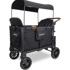 WonderFold W4 Luxe Pro (4 Seater) Stroller Wagon - Jet Black