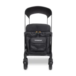 WonderFold W4 Luxe Pro (4 Seater) Stroller Wagon - Jet Black