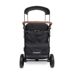 WonderFold W4 Luxe Pro (4 Seater) Stroller Wagon - Jet Black