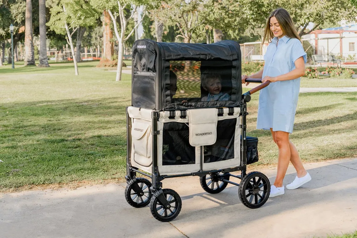 WonderFold W2 Original Flex Canopy - Black