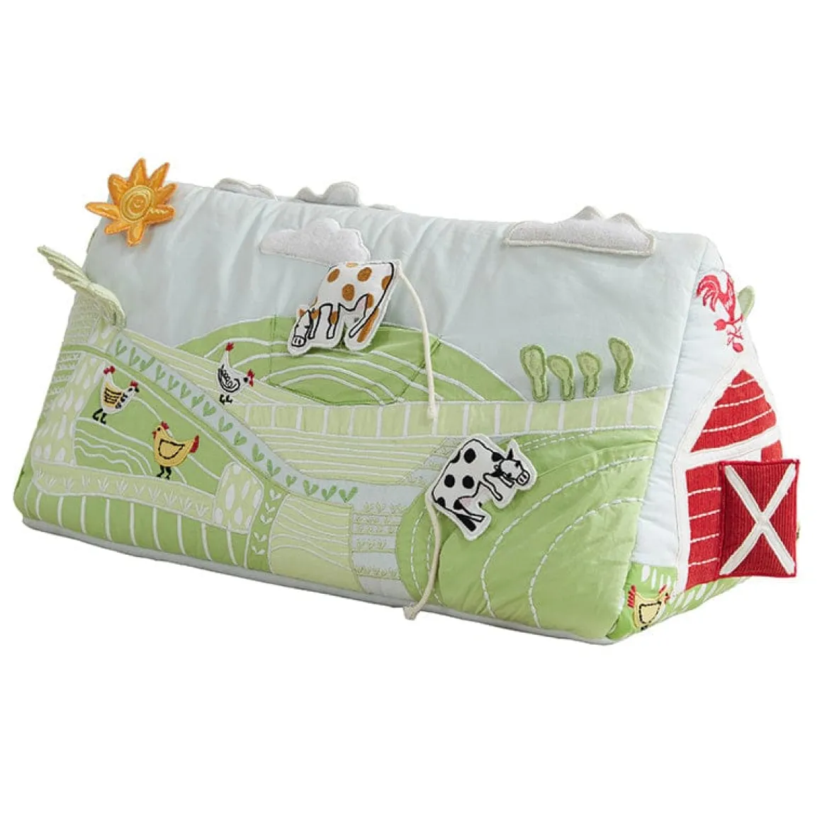 Wonder & Wise Farm Activity Tummy Time Toy Wedge