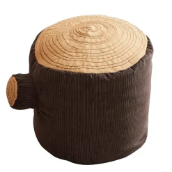 Wonder & Wise Tree Stump Pouf