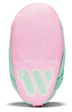Woolybubs The Newbie Baby Shoe, Size 1 - Green / Pink