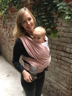 XOXO Buckle Wrap Baby Carrier, Repreve Collection - It's a Boy Pink