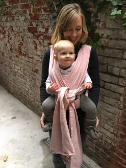 XOXO Buckle Wrap Baby Carrier, Repreve Collection - It's a Boy Pink