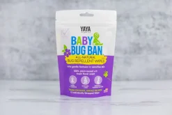 Yaya Organics Baby Bug Ban Repellent Wipes - 12 pack