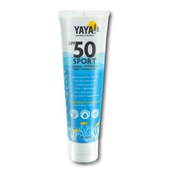 Yaya Organics SPF 50 Sport Mineral Sunscreen Pure + Gentle, 3 fl oz