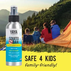 YAYA Organics Squito Ban All-Natural Mosquito Repellent - 4 oz