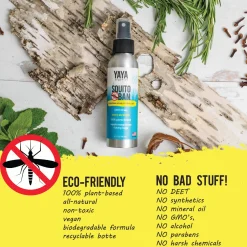 YAYA Organics Squito Ban All-Natural Mosquito Repellent - 4 oz