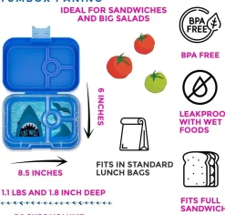 Yumbox Leakproof Bento Lunchbox, Panino - Power Pink Panda