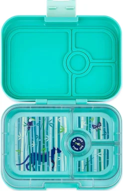 Yumbox Leakproof Bento Lunchbox, Panino - Tropical Aqua / Panther