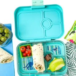 Yumbox Leakproof Bento Lunchbox, Panino - Tropical Aqua / Panther