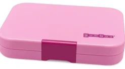Yumbox Leakproof Bento Lunchbox, Tapas 4 Compartment - Capri Pink / Rainbow