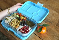 Yumbox Original Leakproof Bento Lunchbox, 6 Compartment - Fifi Pink / Paris Tray