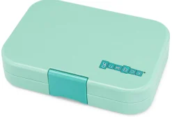 Yumbox Original Leakproof Bento Lunchbox, 6 Compartment - Serene Aqua / Paris Tray