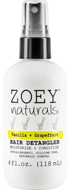 Zoey Naturals Hair Detangler - Vanilla + Grapefruit