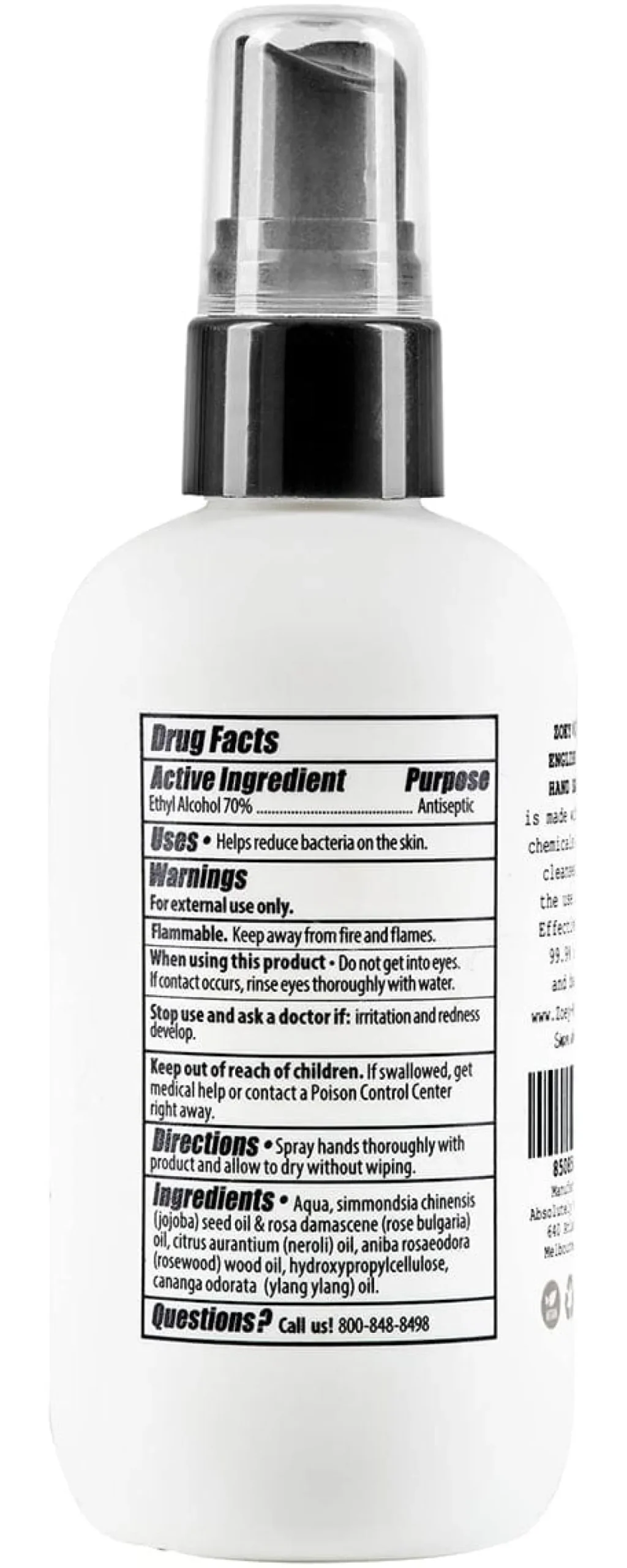 Zoey Naturals Hand Sanitizer - English Garden