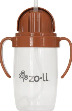 Zoli Bot 2.0 Weighted Straw Sippy Cup, 10oz - Copper Dust