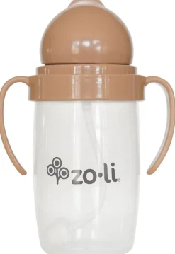 Zoli Bot 2.0 Weighted Straw Sippy Cup, 10oz - Sand Stone