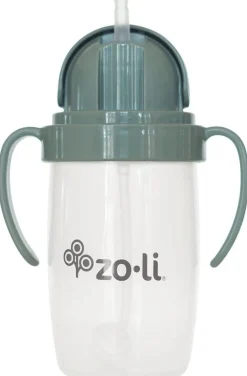 Zoli Bot 2.0 Weighted Straw Sippy Cup, 10oz - Spruce Green