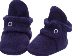 Zutano Cozie Fleece Baby Bootie - True Navy, 6m