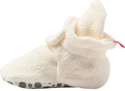 Zutano Cozie Fleece Gripper Baby Bootie - Cream, 12m