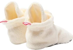 Zutano Cozie Fleece Gripper Baby Bootie - Cream, 12m